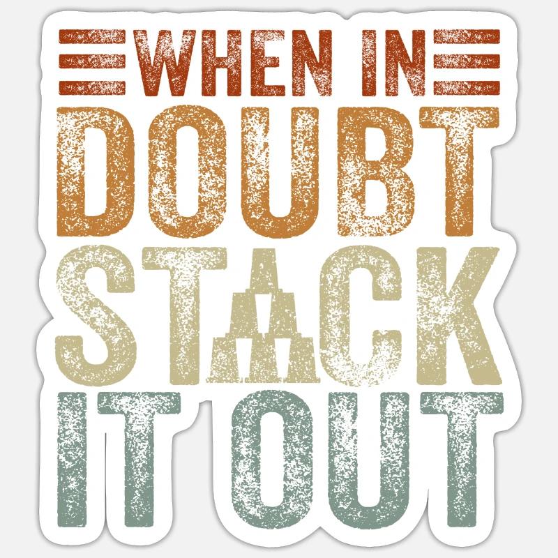 Sport Stacking Stacks Stacked Speed Cup Sticker size S (10 x 10 cm)