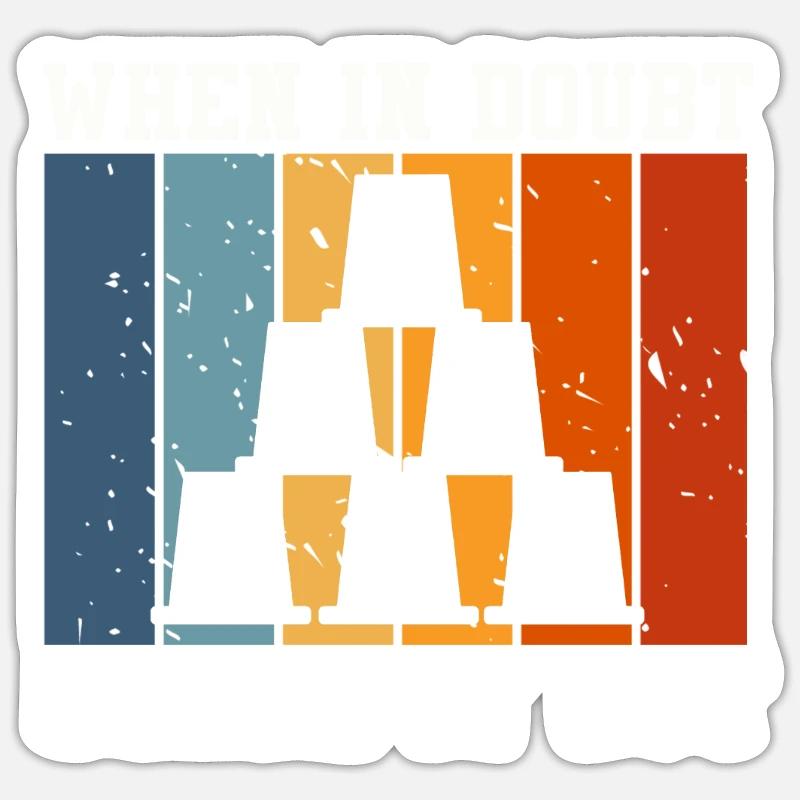 Sport Stacking Stacks Stacked Speed Cup Sticker size S (10 x 10 cm)