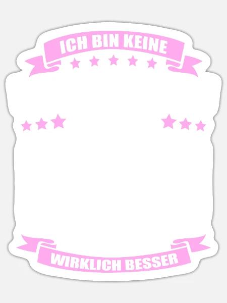 Französischlehrerin Lehrerin Erinnerung Lehrer - Sticker Größe S (10 x 10 cm) - Mattweiß
