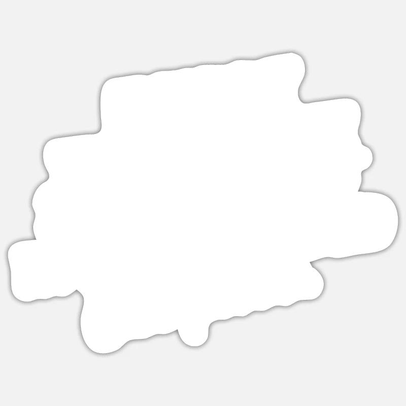 Cake Lover Cake Gift - Sticker size S (10 x 10 cm) - white matte
