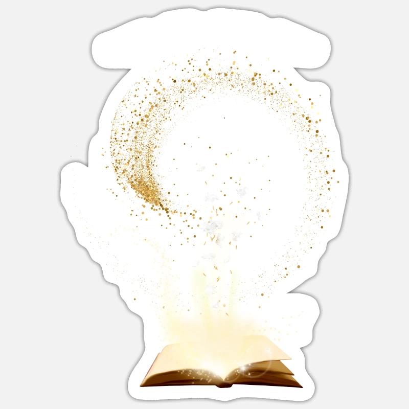 Nur noch ein buch Sticker Größe S (10 x 10 cm)