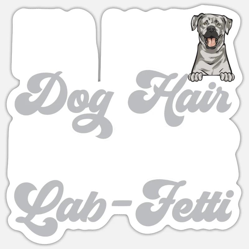 Silver Labrador Retriever Silver Lab Sticker taille S (10 x 10 cm)