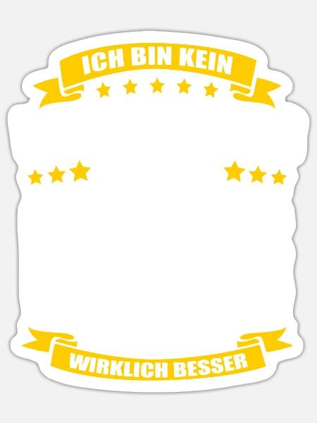 Hauswirtschaftslehrer Lehrer Hauswirtschaft - Sticker Größe S (10 x 10 cm) - Mattweiß
