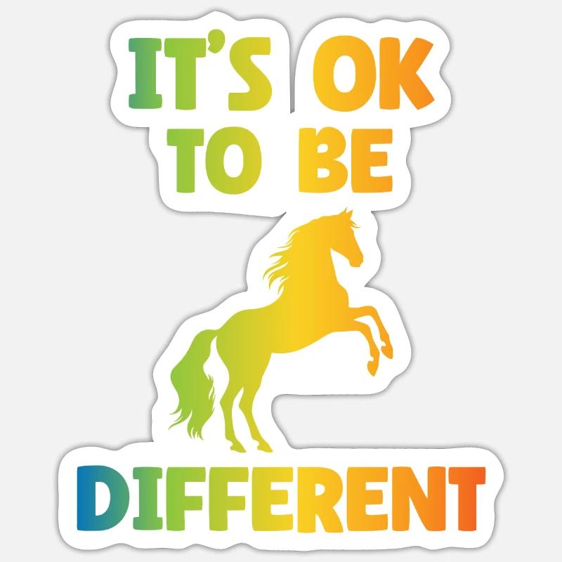 C’est normal d’être différent - Autisme Sticker taille S (10 x 10 cm)