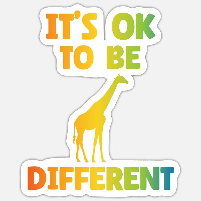 C’est normal d’être différent - Autisme Sticker taille S (10 x 10 cm)