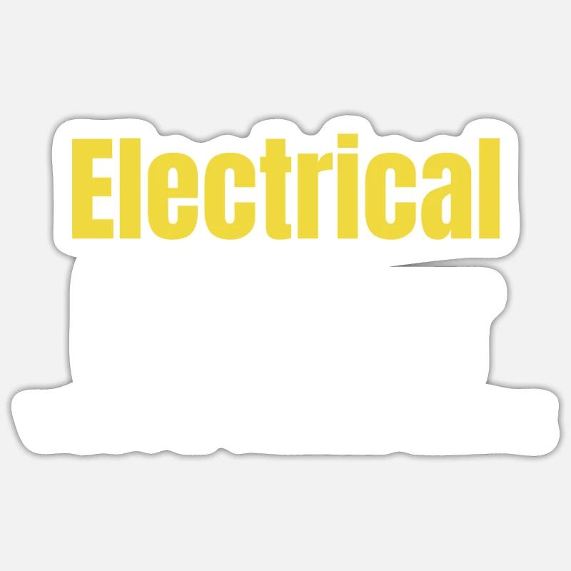 Electrical Engineer We'll Do It Until It's Hertz Sticker size S (10 x 10 cm)