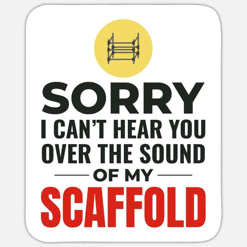 Scaffolder Scaffold Builder Scaffolding Platform Sticker size S (10 x 10 cm)