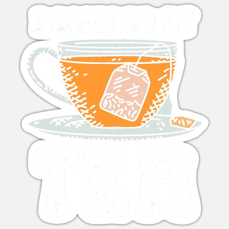 Tea Drinker Tea - Sticker size S (10 x 10 cm) - white matte