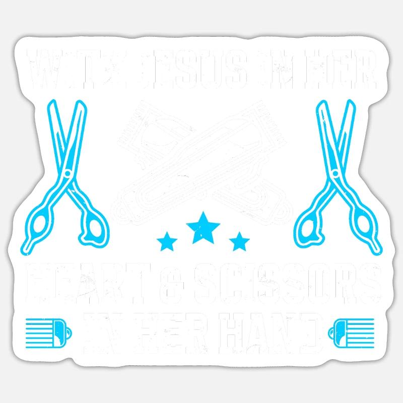 Coiffeuse Sticker taille S (10 x 10 cm)