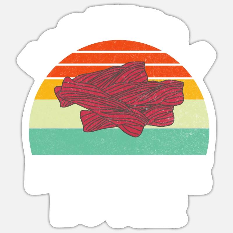 Cadeaux de réglisse - Sticker taille S (10 x 10 cm) - blanc mat