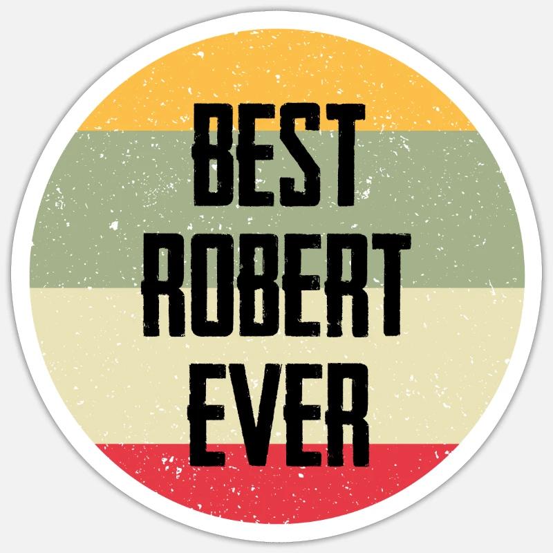 Best Robert Ever Sticker Größe S (10 x 10 cm)