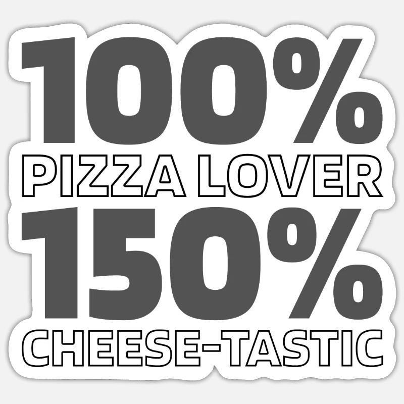 Pizza Sticker size S (10 x 10 cm)