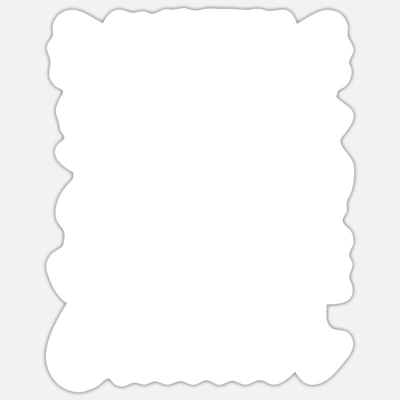 Wenn das Leben dir Luft gibt, spiel Luftgitarre Lu - Sticker Größe S (10 x 10 cm) - Mattweiß