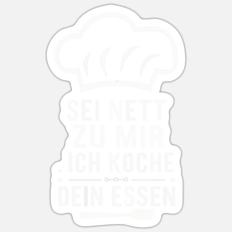 Cook Chef - Sticker size S (10 x 10 cm) - white matte