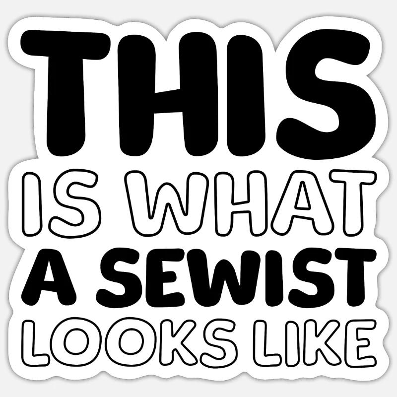 Sewing Sewing Machine Sticker size S (10 x 10 cm)