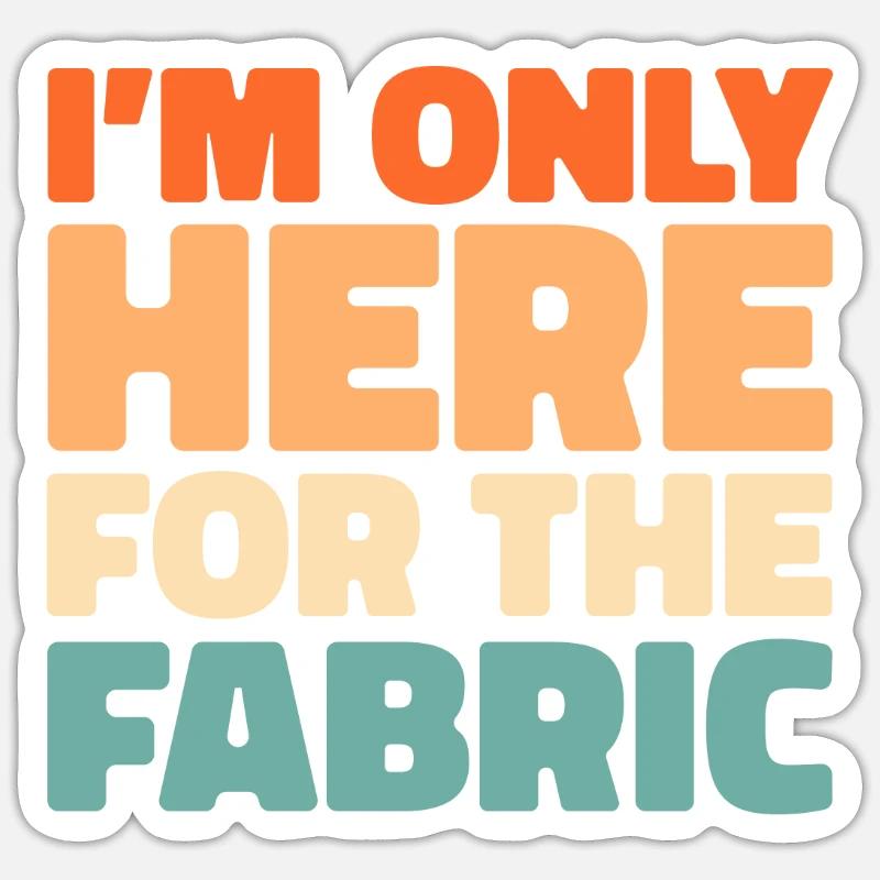 Sewing Sewing Machine - Sticker size S (10 x 10 cm) - white matte