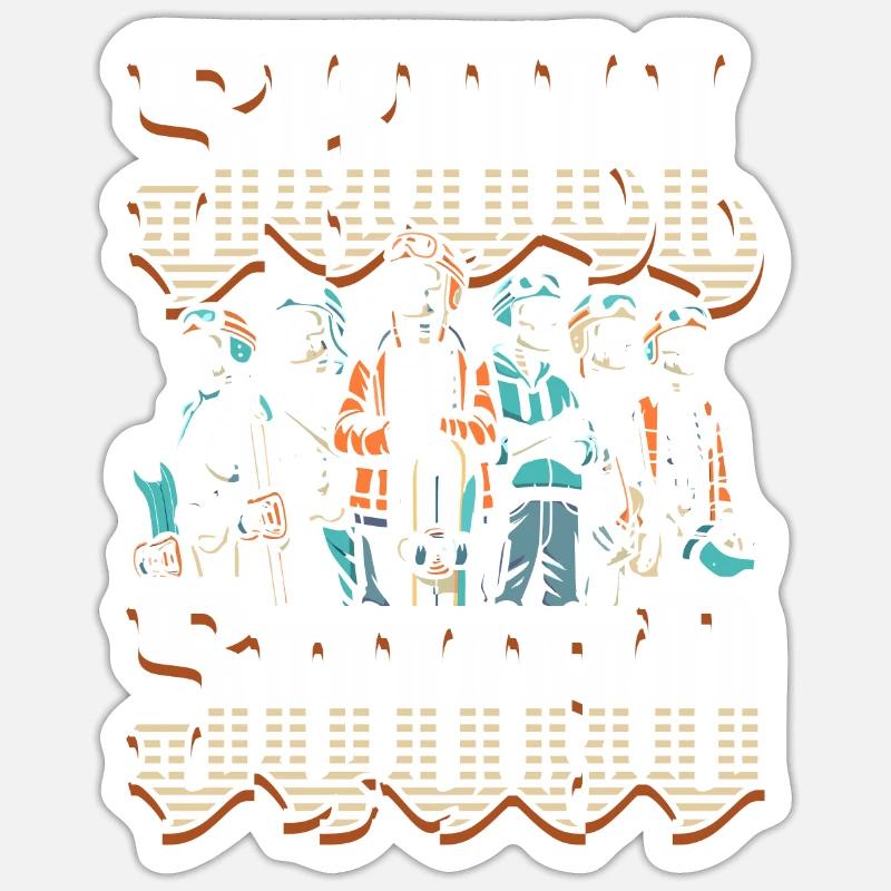 Snowboard Snowboarder - Sticker taille S (10 x 10 cm) - blanc mat