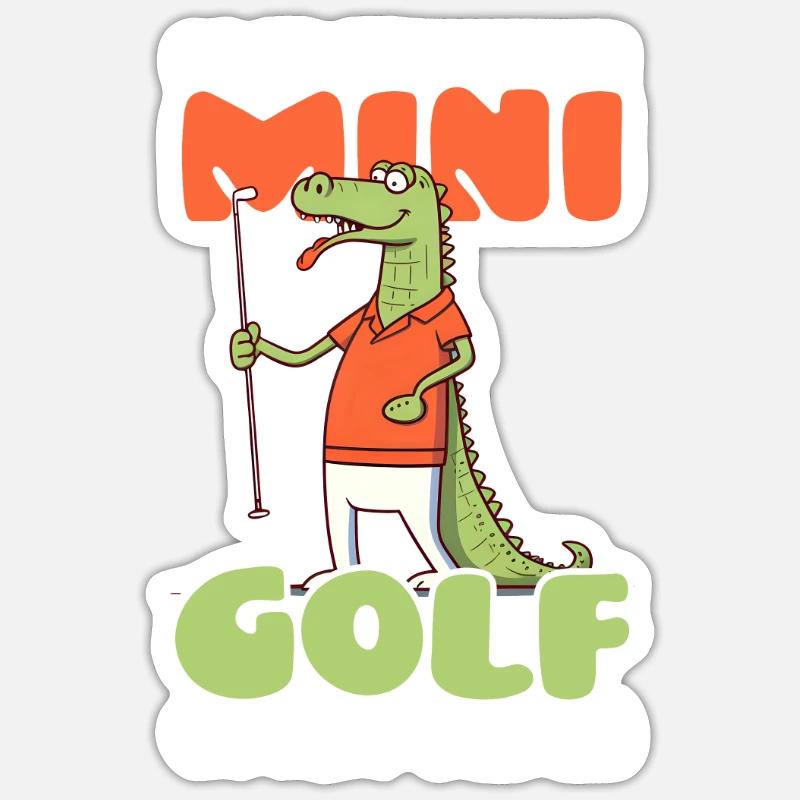 Il s’agit d’un minigolf dans lequel vous comptez Sticker taille S (10 x 10 cm)