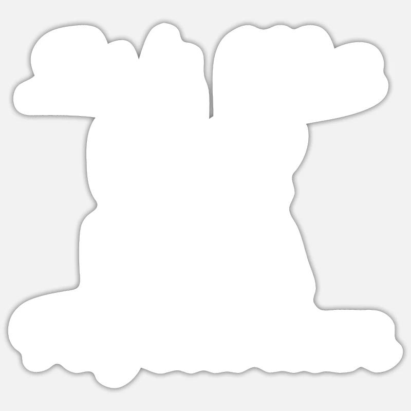 Fragen Sie Mich, Warum Ich Ein Vegetarier Bin. Sticker Größe S (10 x 10 cm)