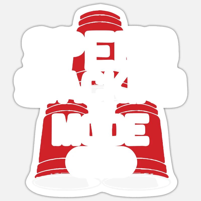 Speed Stacking Mode On Cup Stacker Sticker Größe S (10 x 10 cm)