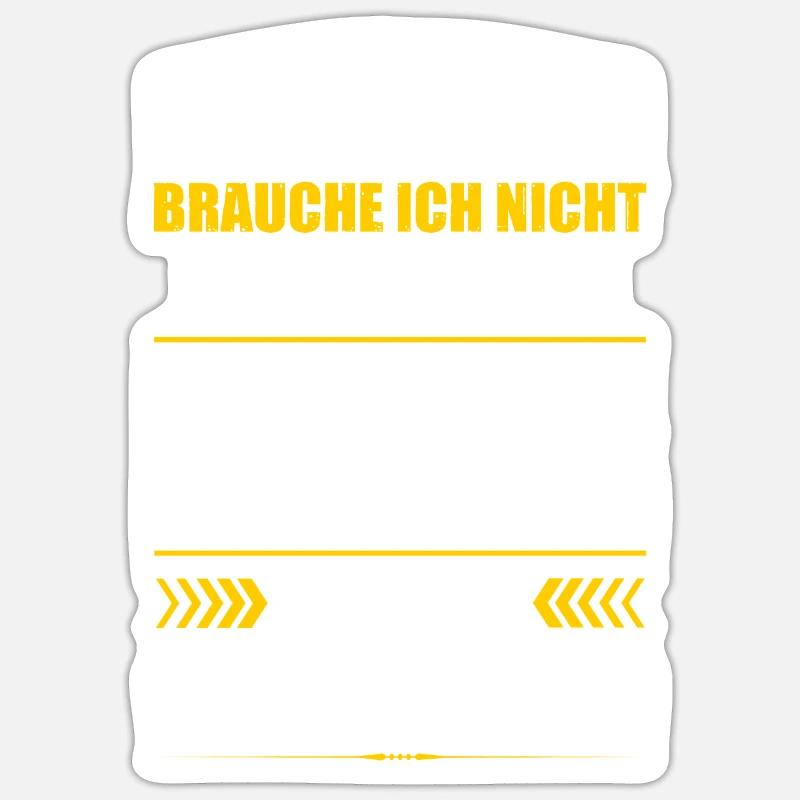 Industriemechaniker Spruch Industriemechatroniker - Sticker Größe S (10 x 10 cm) - Mattweiß