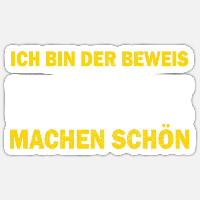 Cuisine allemande, boulettes, Thuringe, dialecte - Sticker taille S (10 x 10 cm) - blanc mat