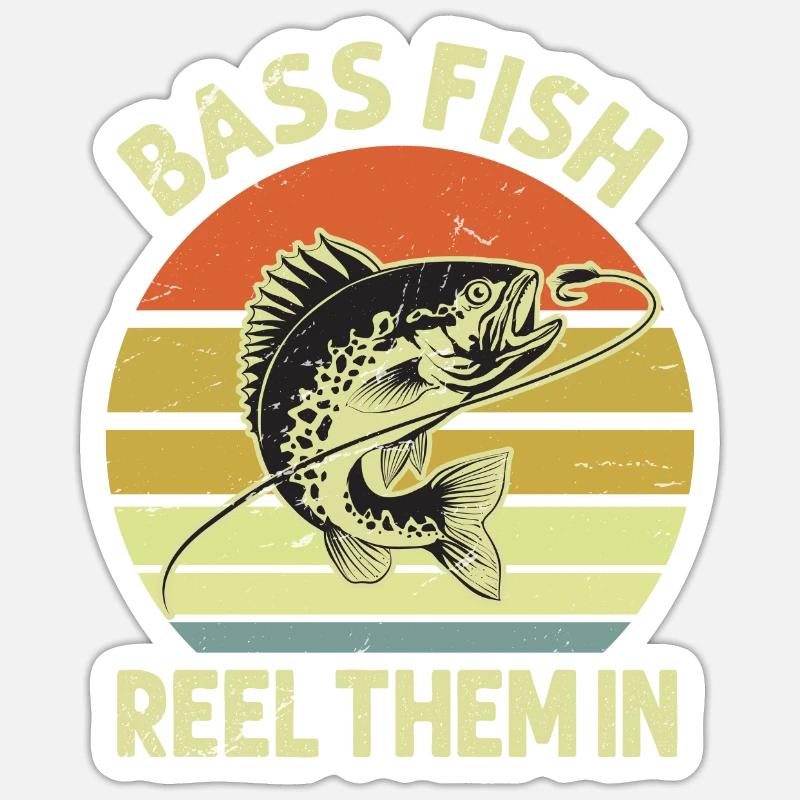 Barschfische Hole sie ein Sticker Größe S (10 x 10 cm)