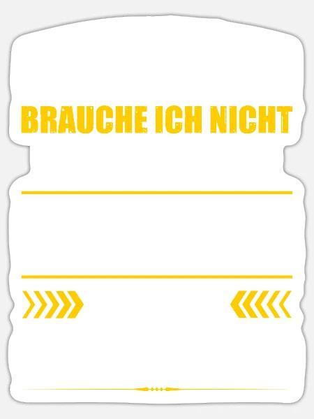 Gas-Wasser-Installateur Spruch Klempner Fun - Sticker Größe S (10 x 10 cm) - Mattweiß