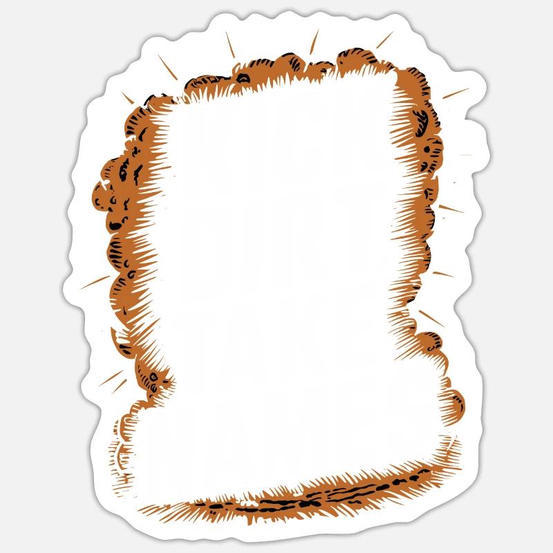 Tractor Pulling Tractor Pulling Tractor Power Farm Sticker Größe S (10 x 10 cm)