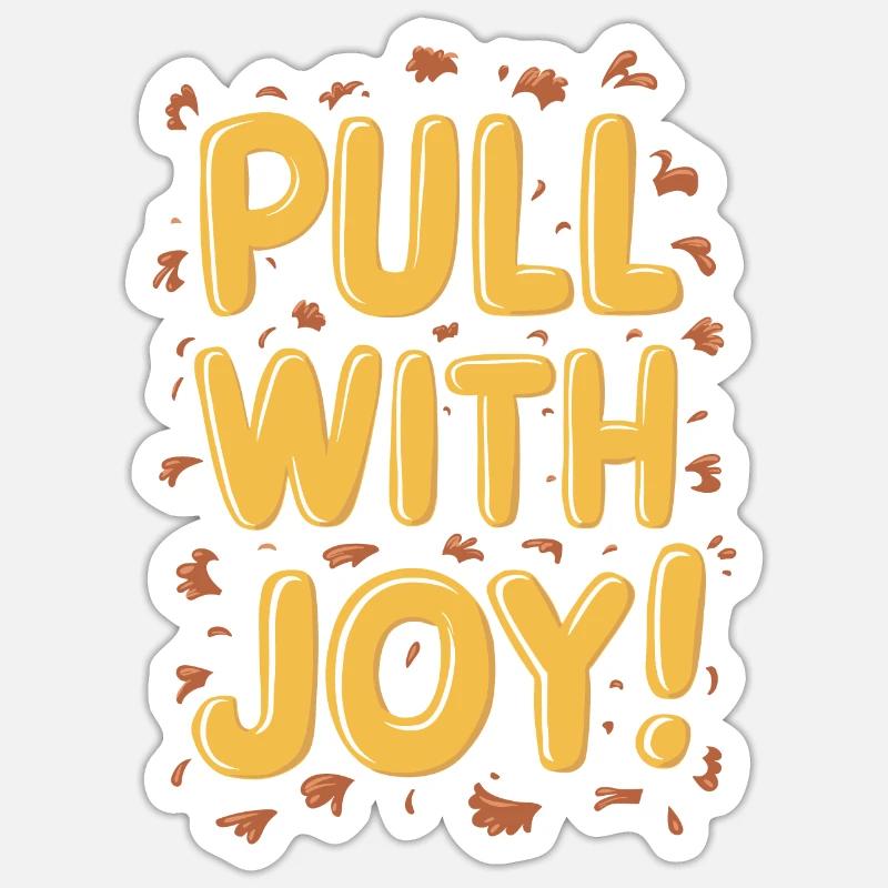 Tractor Pulling Tractor Pulling Tractor Power Farm Sticker Größe S (10 x 10 cm)