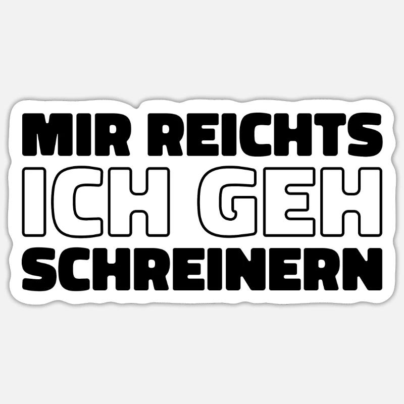 Charpentier Charpentier Charpentier - Sticker taille S (10 x 10 cm) - blanc mat