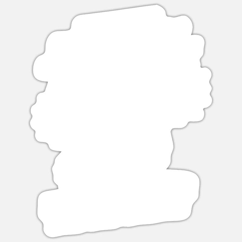 Brussels Griffon - Sticker size S (10 x 10 cm) - white matte