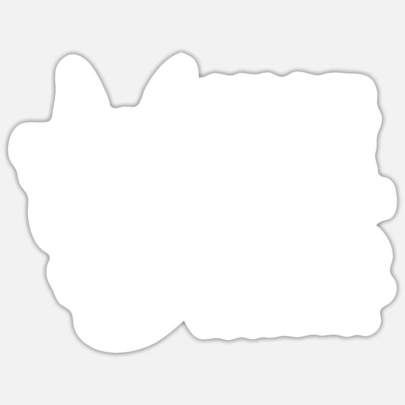 Doberman - Sticker size S (10 x 10 cm) - white matte