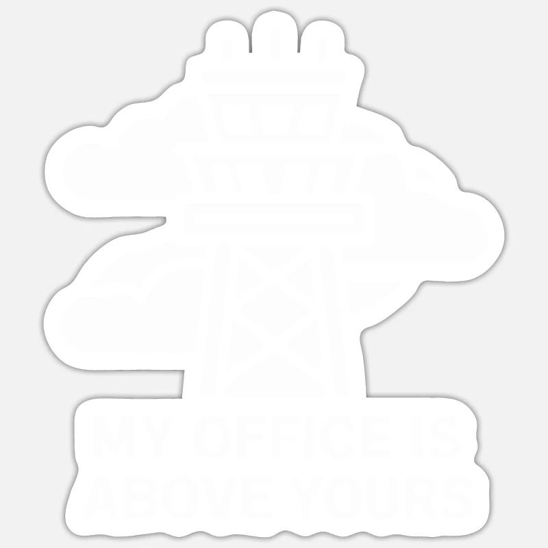 Air Traffic Controller Aircraft Flight Service Sticker size S (10 x 10 cm)