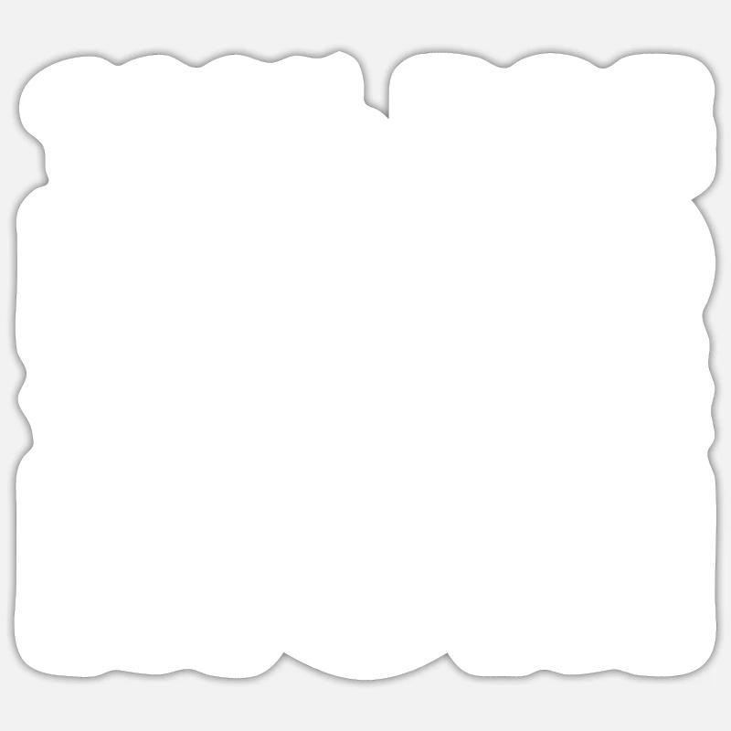 Pékinois - Sticker taille S (10 x 10 cm) - blanc mat