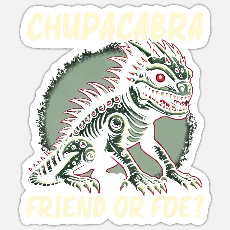 Chupacabra Legendary Creature Beast Cryptozoology Sticker size S (10 x 10 cm)