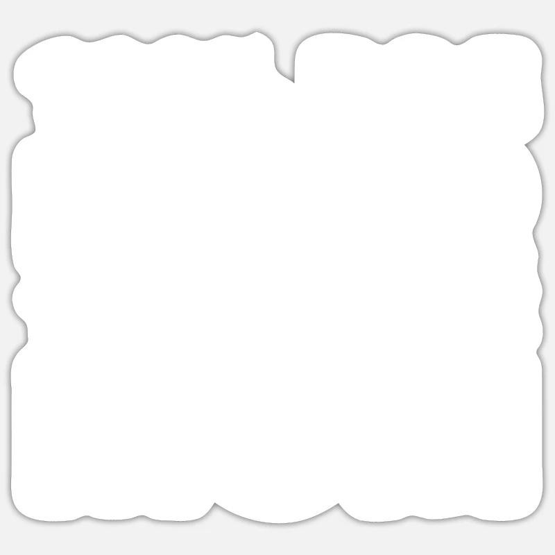 Beagle - Sticker taille S (10 x 10 cm) - blanc mat