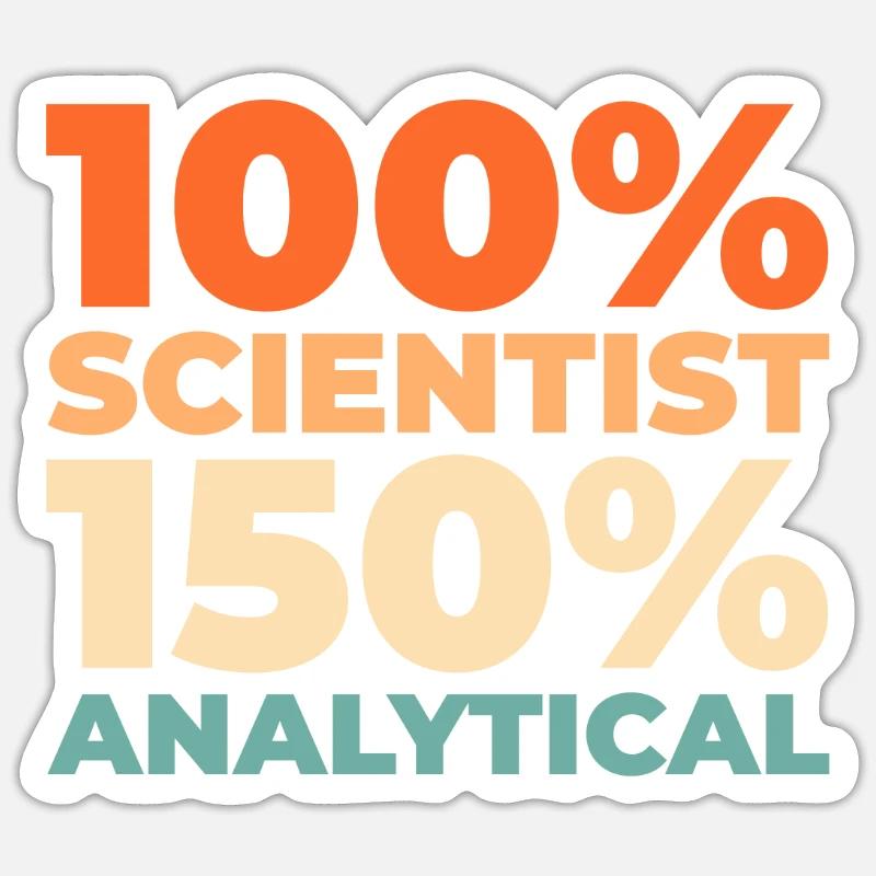 Data Science Data Analyst Sticker Größe S (10 x 10 cm)