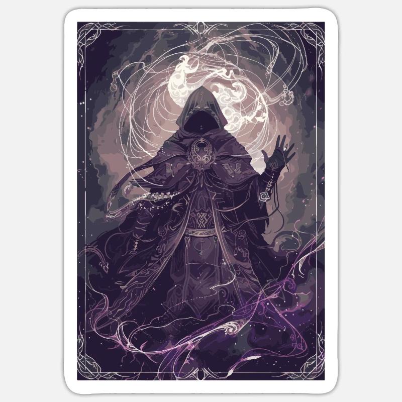 Der Zauberer Tarot Sticker Größe S (10 x 10 cm)
