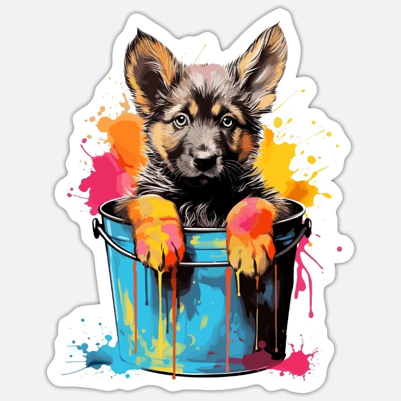 Sticker Größe S (10 x 10 cm) - 