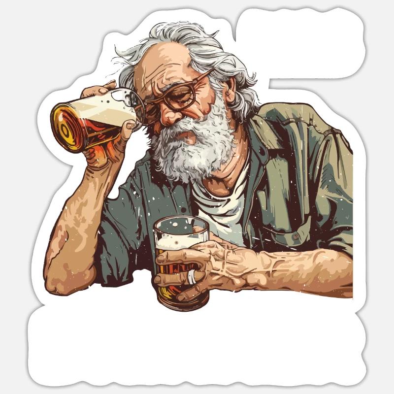 Piss Drinker 46 Sticker size S (10 x 10 cm)