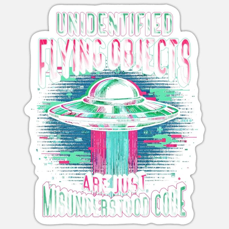 Robotics Engineer Misunderstood Code - Sticker size S (10 x 10 cm) - white matte