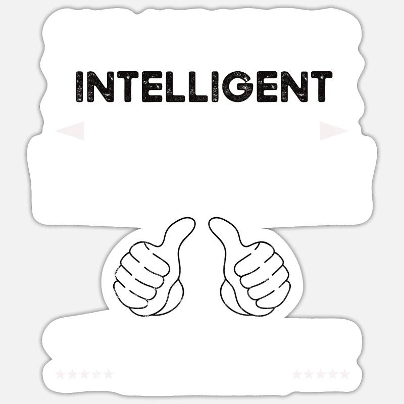 Dancer Handsome Intelligent Sticker size S (10 x 10 cm)