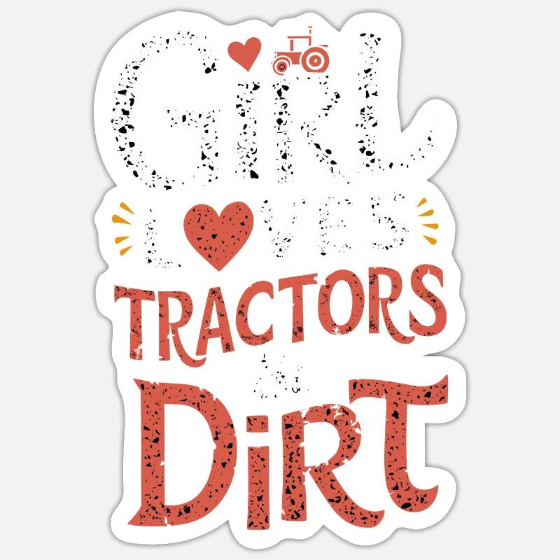 Tractor Pulling Tractor Pulling Tractor Power Farm Sticker Größe S (10 x 10 cm)