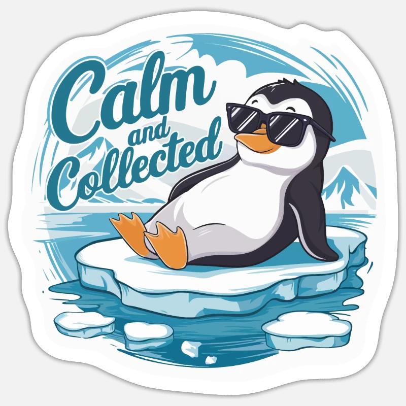 PENGUIN Sticker size S (10 x 10 cm)