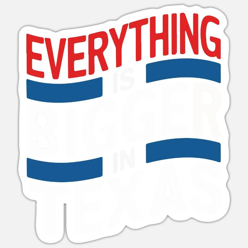 Texas State Texans Texas - Sticker size S (10 x 10 cm) - white matte