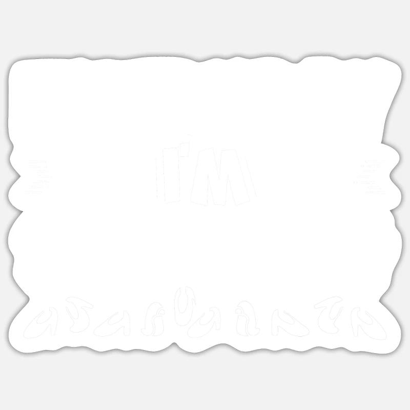 Every day I shuffle Sticker size S (10 x 10 cm)