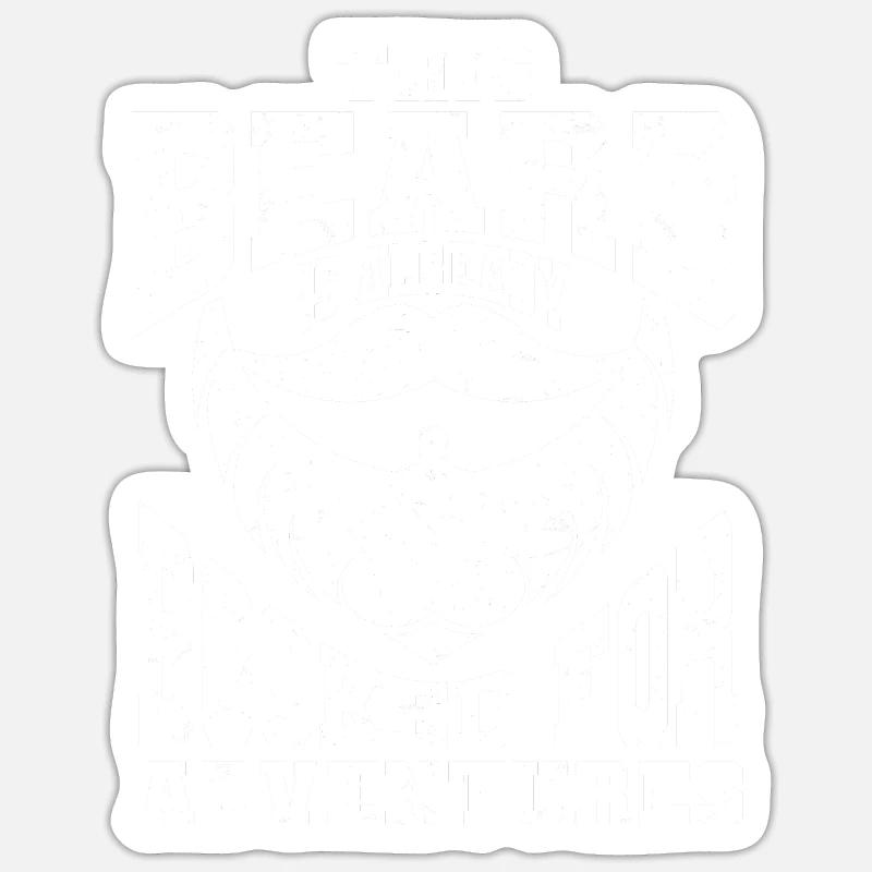 Bart Spruch Bärtiger Vater Ehemann Sticker Größe S (10 x 10 cm)