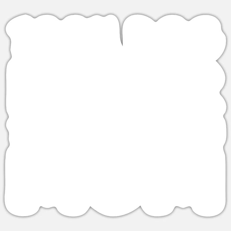 Papillon - Sticker size S (10 x 10 cm) - white matte