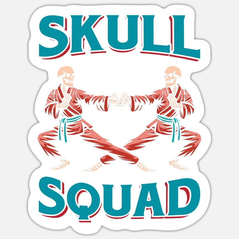Kung Fu - Sticker size S (10 x 10 cm) - white matte